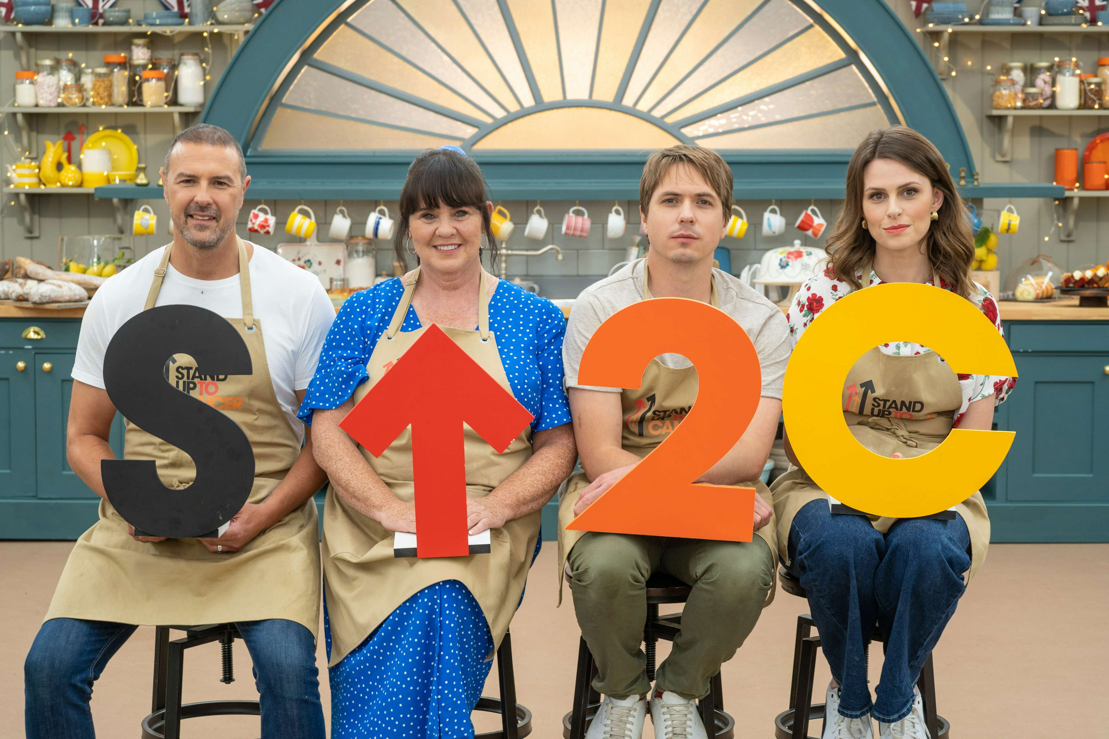 The celebrity contestants for episode 4 of The Great Stand Up To Cancer Bake Off 2023.