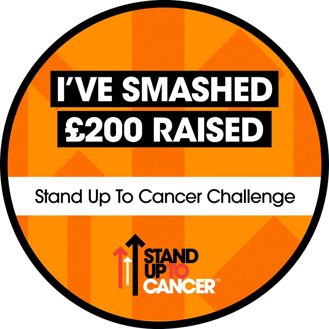 SU2C Squats Challenge £200 Raised Badge.