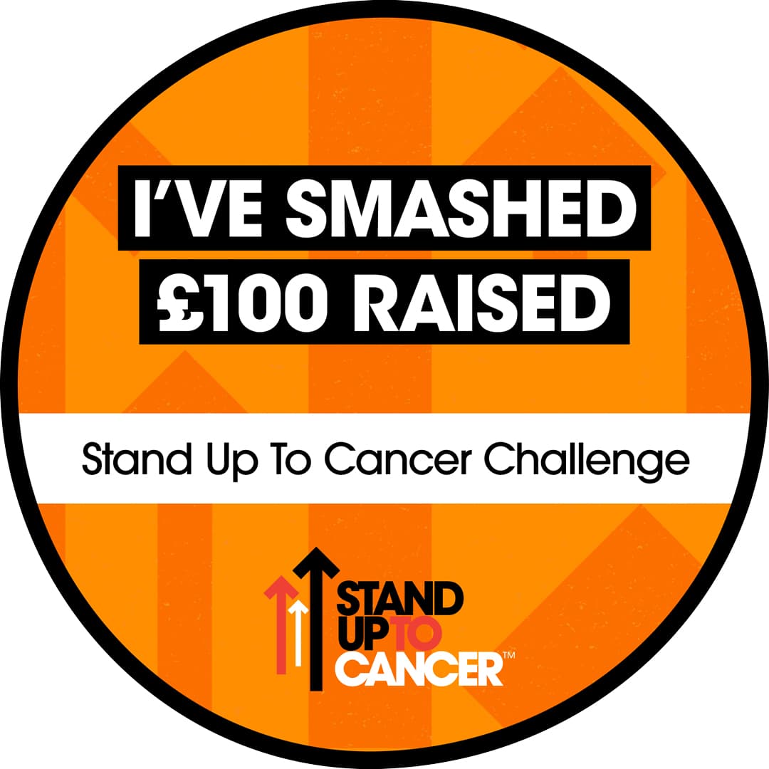 SU2C Squats Challenge £100 Raised Badge.