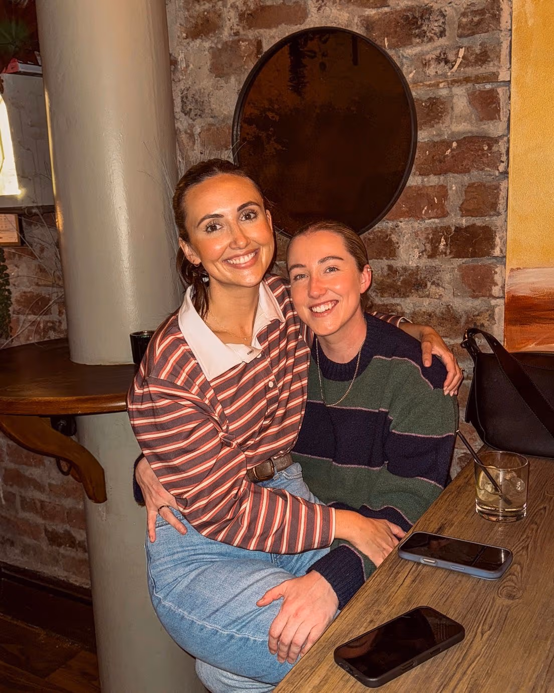 Photo of Chloe with Aimee post-cancer.