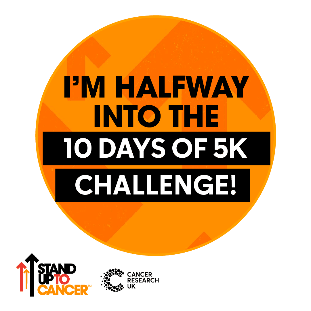 SU2C digital badge - I'm halfway.