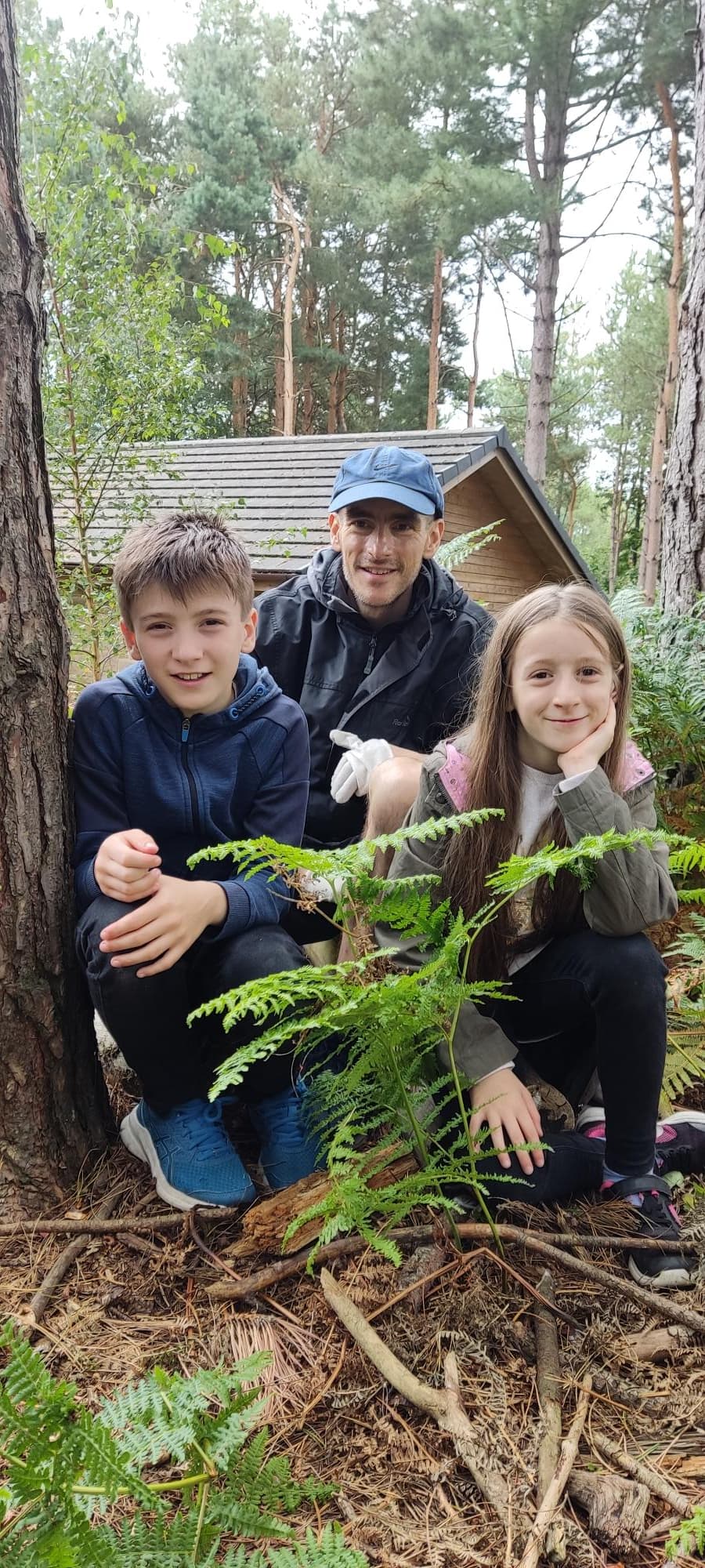 Glenn with his children final family holiday Aug-23.